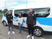 Foot : la Région offre un minibus au Sporting Club