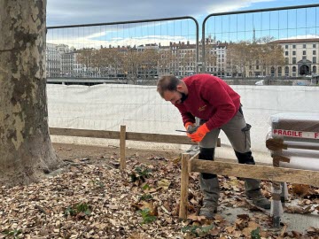 Les quais hauts du Rhône se transforment pour laisser plus de place à la nature