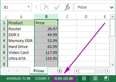 How To Sum A Column In Excel 5 Easy Ways