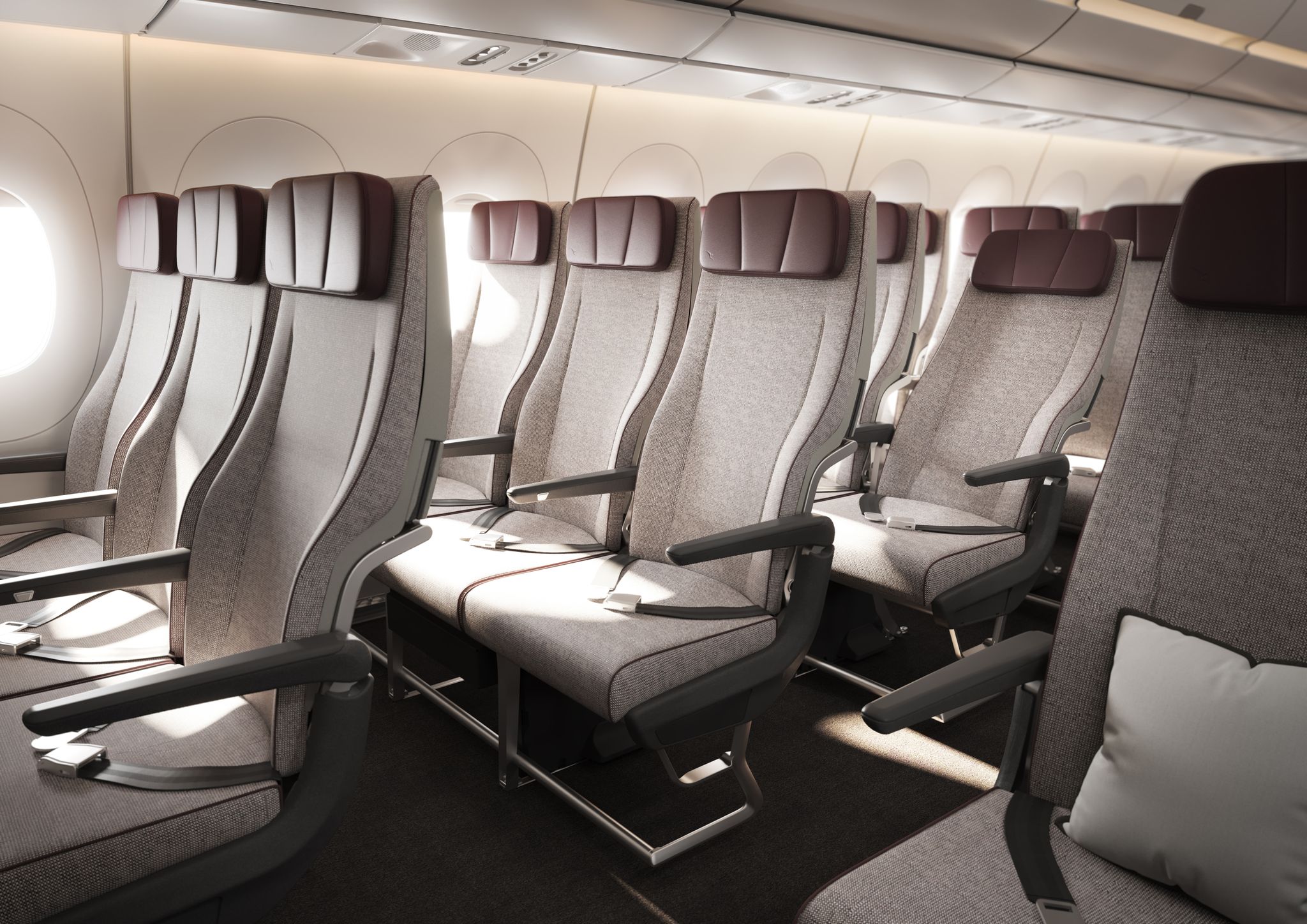 Qantas Reveals New Luxurious Cabin Design for Future A350 Aircraft ...