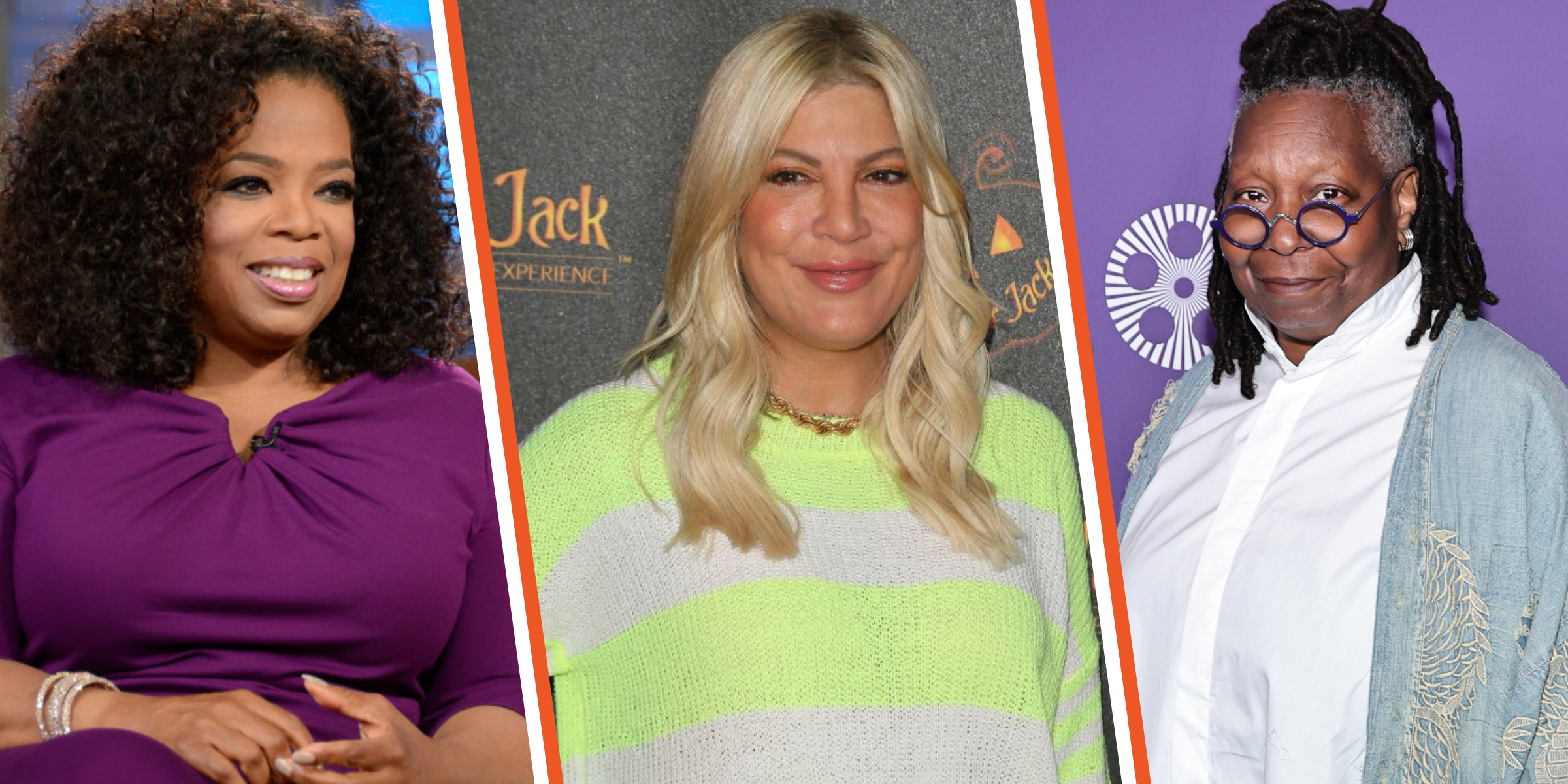 Oprah Winfrey | Tori Spelling | Whoopi Goldberg | Source: Getty Images