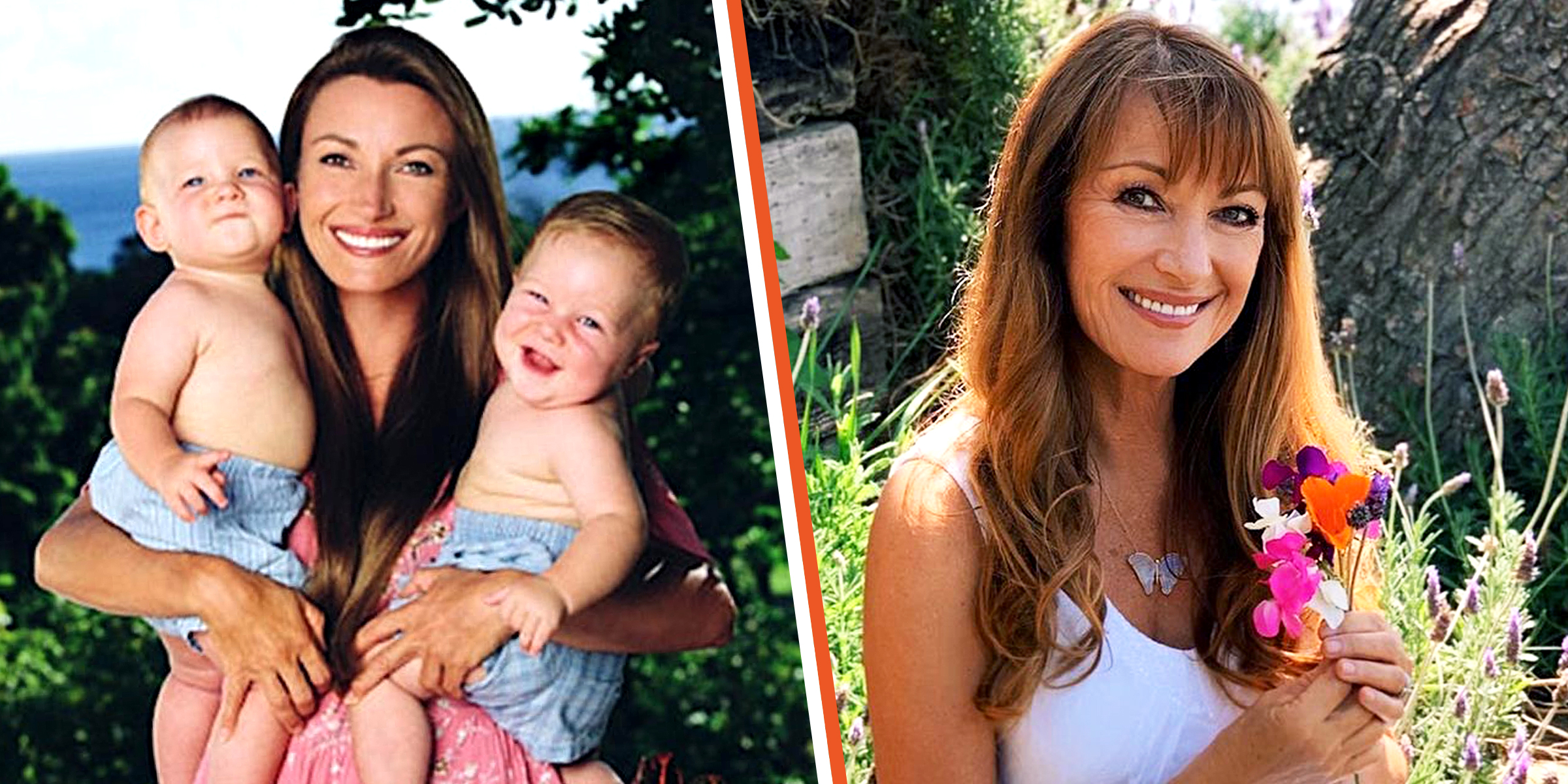 Jane Seymour with her twin boys | Jane Seymour | Source: facebook.com/JaneSeymourOfficial | instagram.com/janeseymour