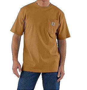 CARHARTT - Camiseta Pocket Loose Fit "Marrom" -NOVO-