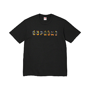 SUPREME - Camiseta Stencil "Preto" -NOVO-