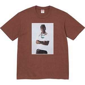 SUPREME - Camiseta Photo Tyler The Creator "Marrom" -NOVO-