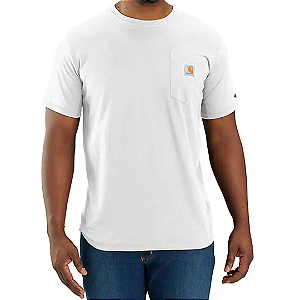 CARHARTT - Camiseta Pocket Relaxed Fit "Branco" -NOVO-