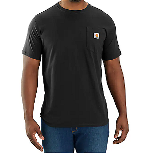 CARHARTT - Camiseta Pocket Relaxed Fit "Preto" -NOVO-