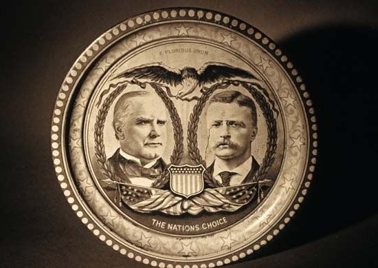 McKinley and Roosevelt campaign image