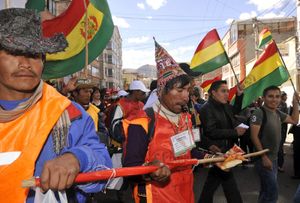 Bolivian activists