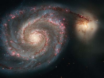 Whirlpool Galaxy (M51); NGC 5195