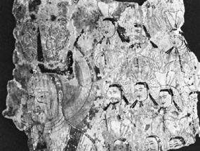 Kucha, China: Manichaean wall painting