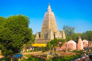 Bodh Gaya, Bihar, India: Mahabodhi Buddhist temple