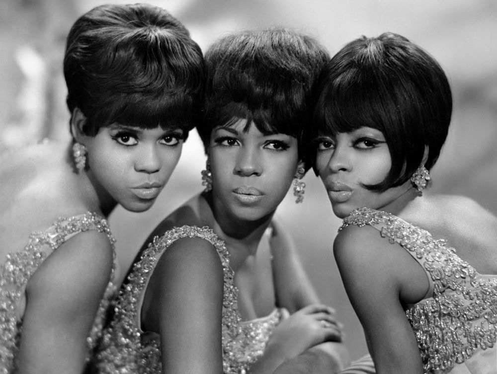 Undated photo of the Supremes. American pop-soul vocal group (left to right) Florence Ballard, Mary Wilson, and Diana Ross. music, musical group.