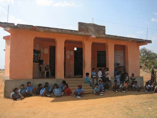 A school in Kantabanji, Odisha, India