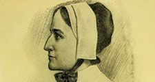 Anne Hutchinson. Illustration from 1916. (died 1643) One of the founders of Rhode Island. Banished by Puritans from Massachusetts Bay Colony. Believed in freedom of religion. Religious leader.