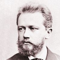 Pyotr Ilyich Tchaikovsky (Petr Il'ich Chaikovskii), Russian composer.