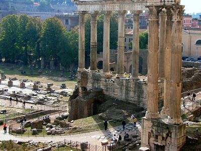 Roman Forum: Temple of Saturn