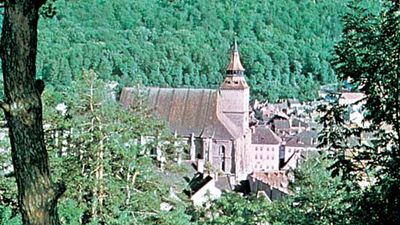 Black Church, Braşov, Romania.