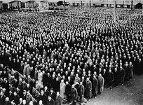 Buchenwald concentration camp roll call