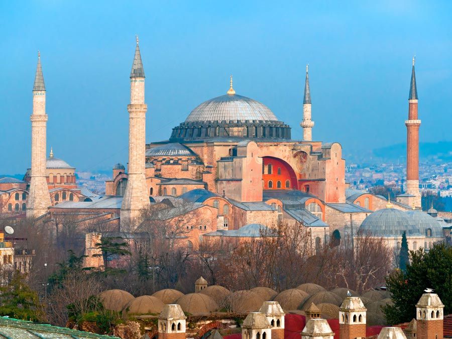 Hagia Sophia. Istanbul, Turkey. Constantinople. Church of the Holy Wisdom. Church of the Divine Wisdom. Mosque.