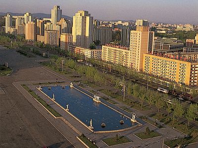 Pyongyang, North Korea: skyline