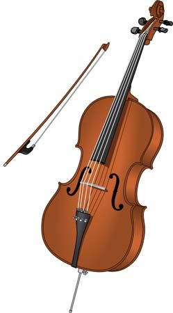 cello; bow