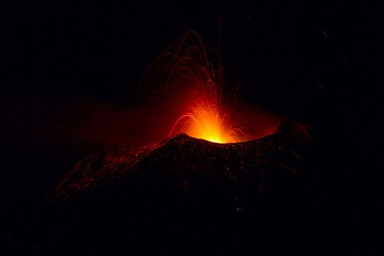 Mount Etna eruption