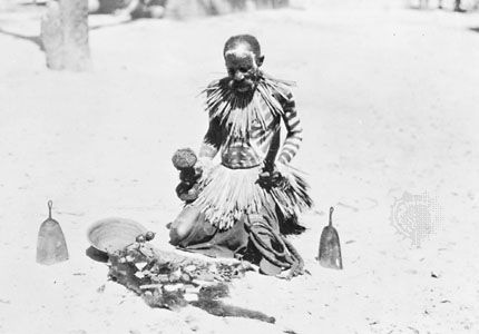 Barotse basket diviner. The diviner shakes various objects in the winnowing basket and, by interpreting their final juxtaposition, seeks to predict the outcome of an illness and to name the sorcerer responsible.