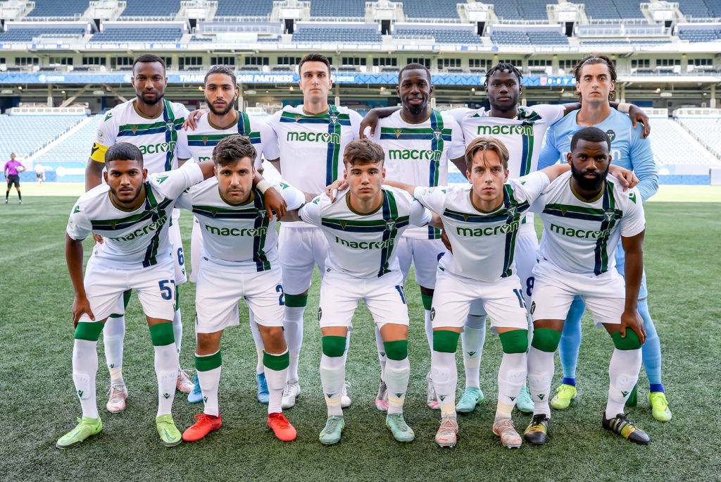 The first starting eleven of the York United era (Photo: Canadian Premier League / Robert Reyes/William Ludwick)