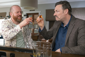 Sally4Ever. Image shows from L to R: Mick (Steve Oram), Nigel (Julian Barratt)