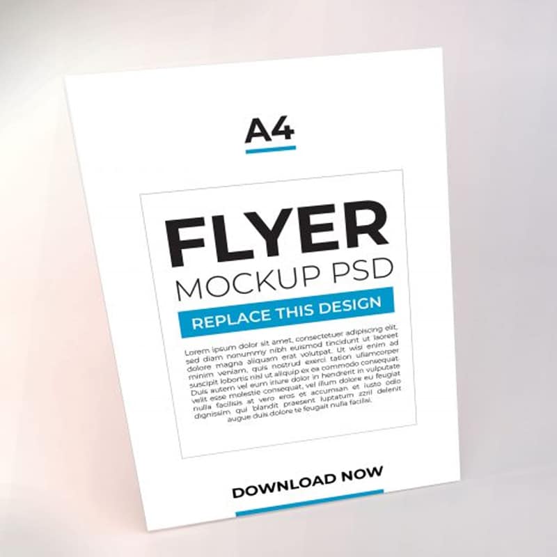 Flyer Mockup Template » CSS Author