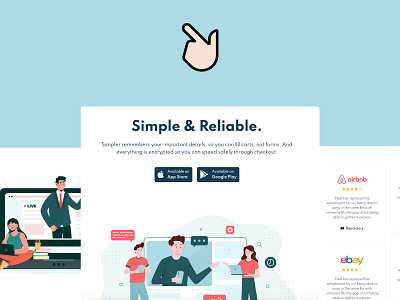 Swipe - Free One Page Bootstrap 5 template app store bootstrap bootstrap 5 clean colorful creative illustration one page one page site one page template play store playful swipe themesberg