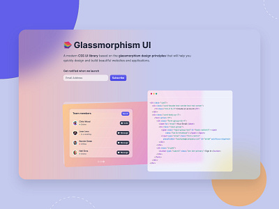 Glassmorphism UI glass glassmorphic glassmorphism glassmorphism ui