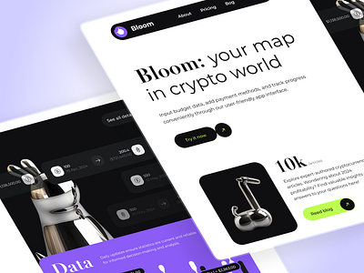 Cryptocurrency analytics platform 3d blockchain coin crypto crypto web design cryptocurrency design finance flat inspiration landing light market page product software ui ux webdesign website