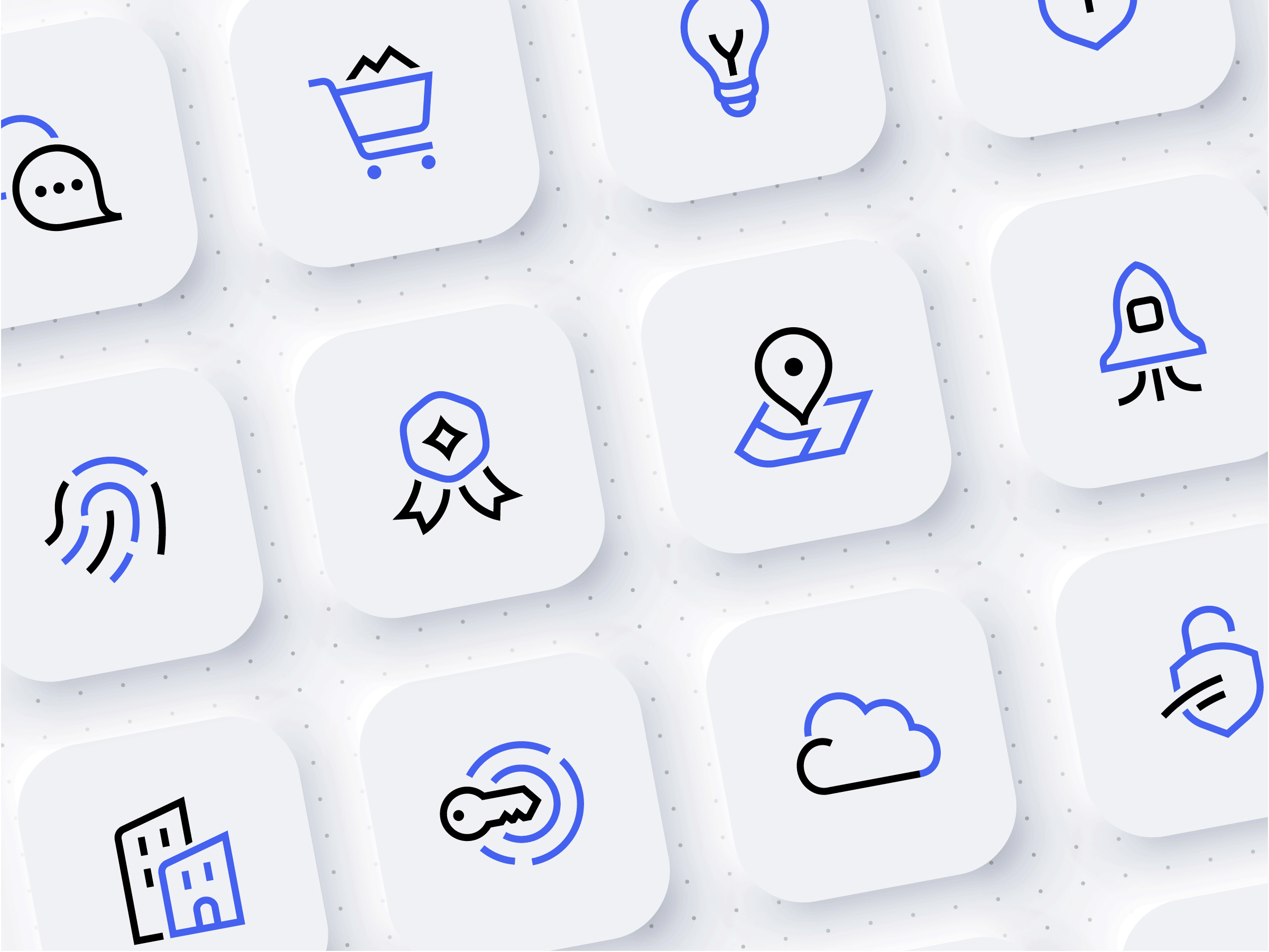 Okta - Icon Design System app icons brand case study design system duotone icon icon design icon designer icon set icons line marketing mockup okta