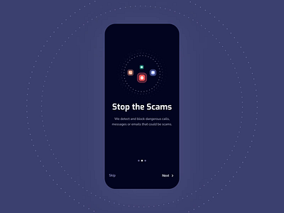 Siren Mobile App — Onboarding | UI/UX design Merge Development agency app app design application black concept design digital interface mobile mobile app design modern onboarding onboarding screen onboarding ui protection safe secure ui ux