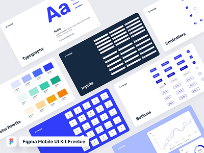 Figma Mobile and Web UI Kit | Merge Development buttons color palette design tools figma figma design figma designer graphic design inputs interface kit learn mobile kit typography ui ui design ui kit web design web kit