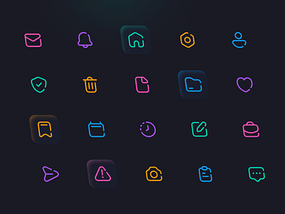 Icon set exploration icon icon design icon set iconography ui