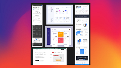 Mood Board for inspiration (webpages) design figma moodboard ui