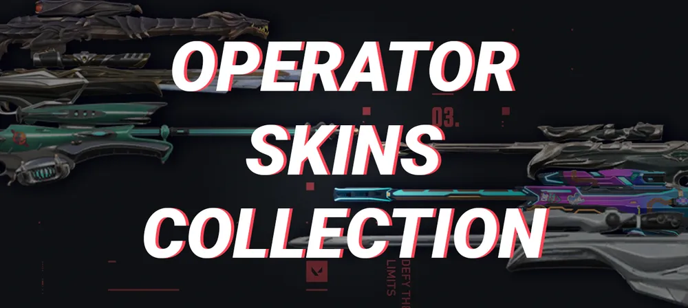 Collection Of All Operator Skins and Variants in Valorant (2022)