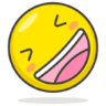 Rolling, on, the, floor, laughing Icon