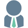 Business, man, employee, human, member, office, tie Icon