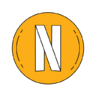 Logo, orange, Netflix Icon