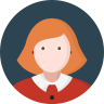 Woman, red head, people, avatar, person, human Icon