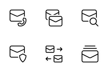 Correo Paquete de Iconos