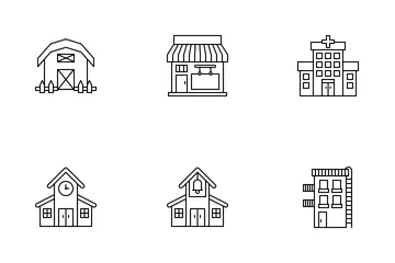 Free Buildings Icon Pack