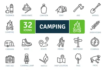 Camping Icon Pack