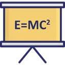 Free Einstein Formula Emc 2 Formula Icône