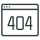 Free Error Lost No Page Icon