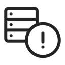 Free Error Server Database Icon